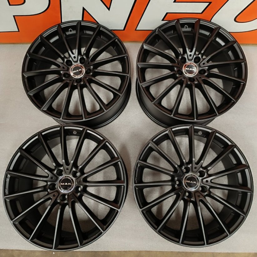 Dvourozměrné disky MAK 8Jx19'' ET38 + 9Jx19'' ET50