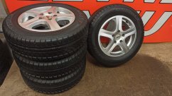 ALU kola Autec 5x112, ET43, zimní pneu 195/65 R15