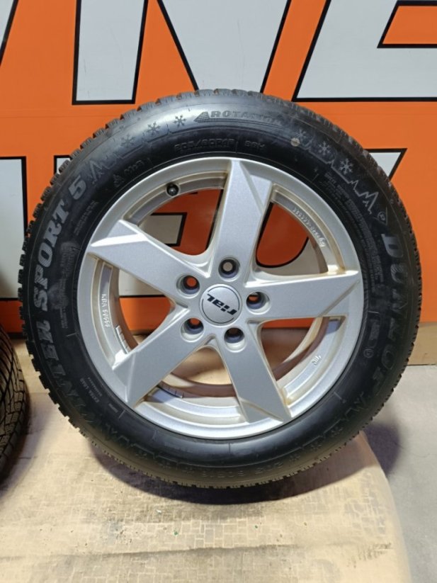 Alu kola Rial 6,5x16'' ET33 + zimní pneu 205/60R16