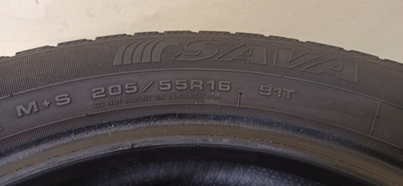 Sava Eskimo S3+ 205/55 R16 91T 4,5 - 5,5 mm (Bazarové)