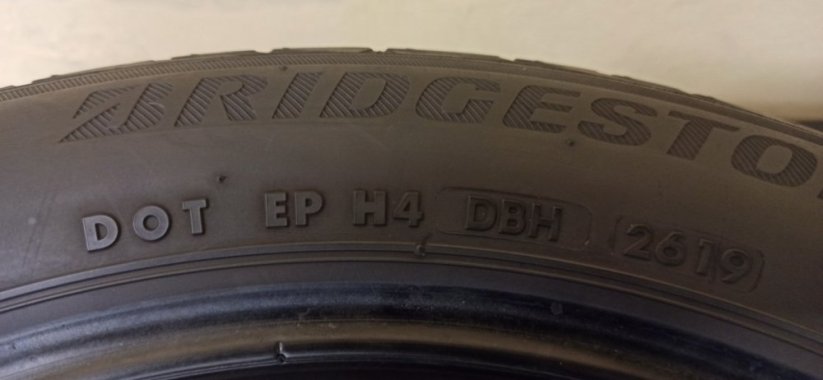Bridgestone Turanza 205/50 R17 89V 6,5 mm (Použité)