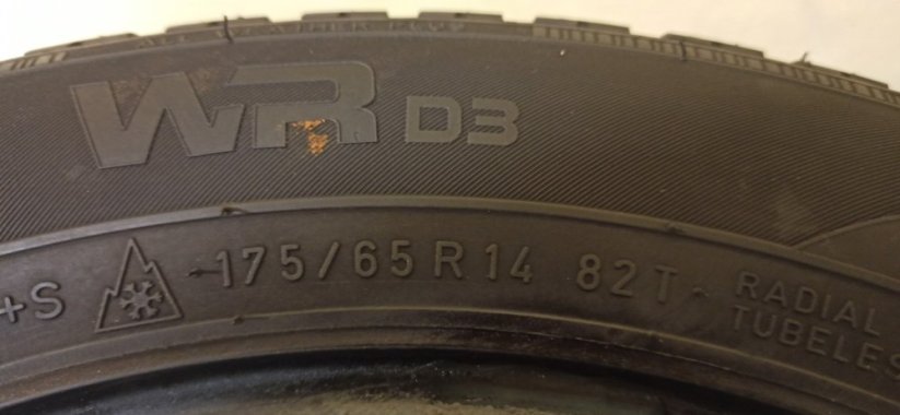 Nokian WR D3 175/65 R14 82T 6 mm (Bazarové)