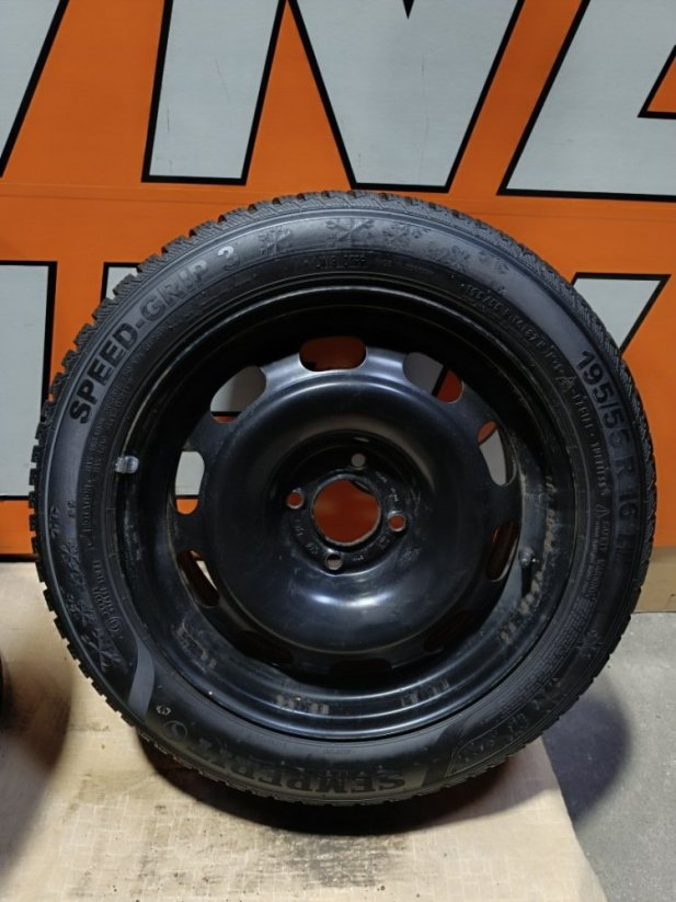 Zimní kola Opel/Peugeot 4x108 ET38 pneu 195/55 R16