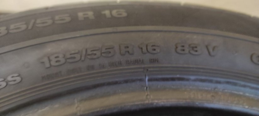Letní pneu Continental 185/55/16 5-6m (Bazarové)