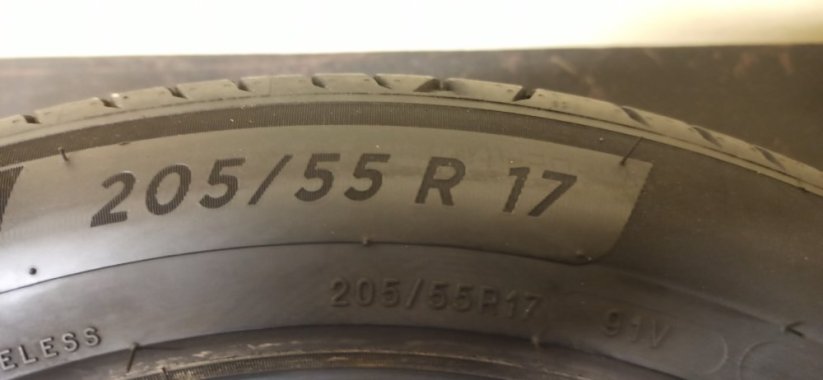 Michelin Primacy 4 205/55 R17 91V 5 mm (Použité)