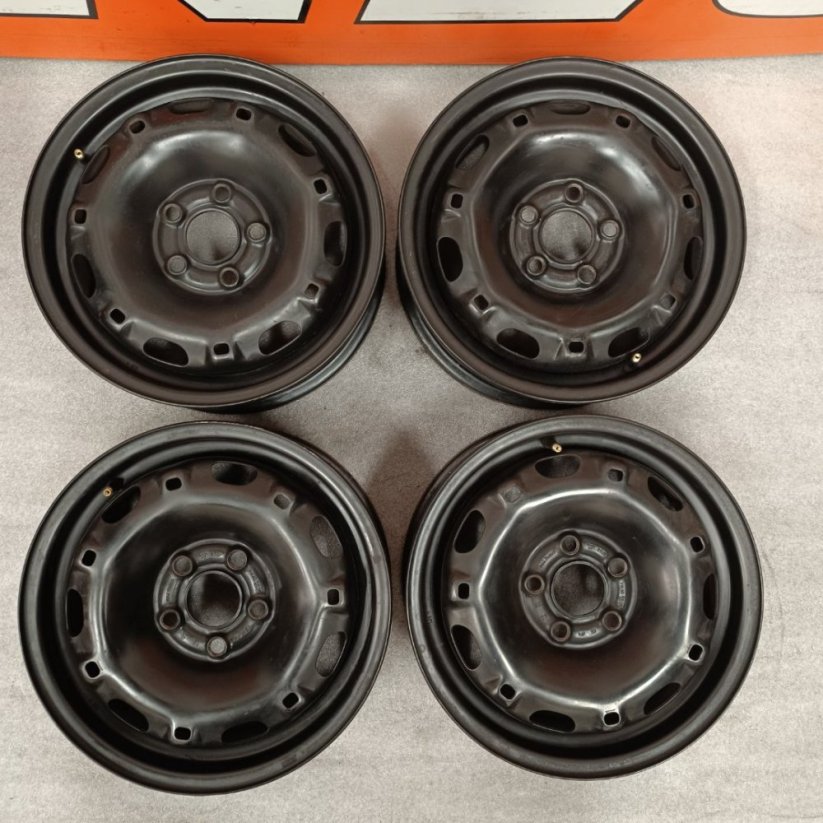 Ocelové disky Škoda, VW, Seat R14 , 5x100 , ET35