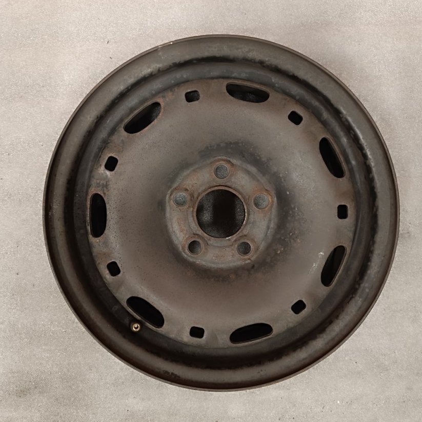 Ocelový disk Škoda Fabia, Roomster 5Jx14'', 5x100, ET35 1kus (Použité)