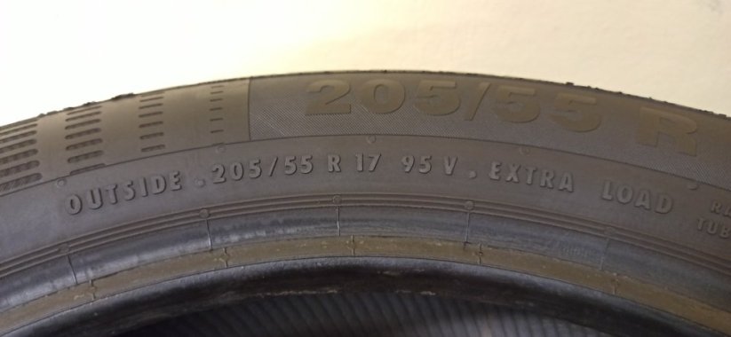 Continental ContiEcoContact 205/55 R17 95V 5,5 mm (Použité)