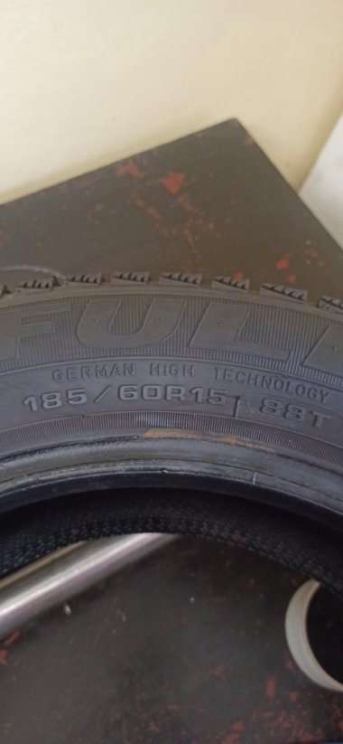 Fulda 185/60 R15 88T 6-6,5mm (Bazarové)