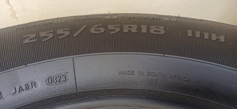 Goodyear Territory MT 255/65 R18 111H 7,5 - 8mm (Bazarové)