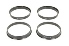 Vymezovací kroužky kol 67,1 → 63,4 mm (4 kusy)