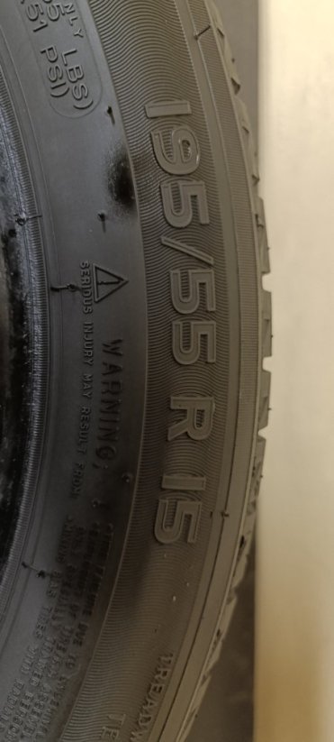 Michelin Energy Saver 195/55 R15 85V 5,5 mm (Použité)