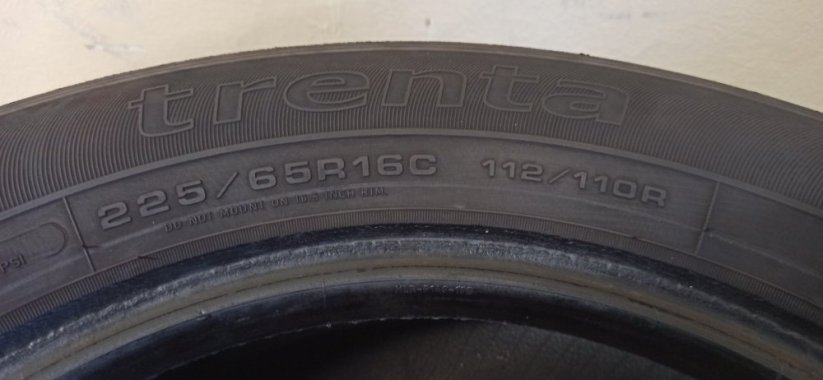 Sava 225/65 R16C 112/110R 5,5-6,5mm (Bazarové)