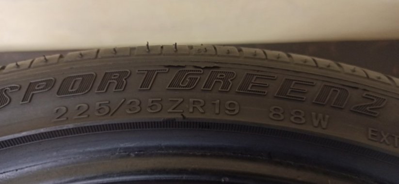 Atlas SportGreen 2 225/35 R19 88W 5 - 5,5 mm (Použité)
