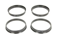Vymezovací kroužky kol 67,1 → 63,4 mm (4 kusy)