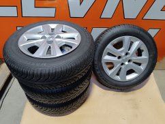 Kola pro Opel Corsa 6x15'' zimní pneu + poklice