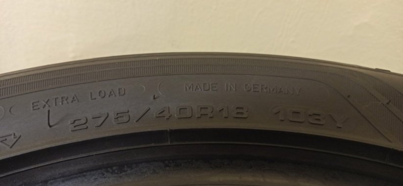 Goodyear Eagle 275/40 R18 103Y 4,5 - 5 mm (Bazarové)