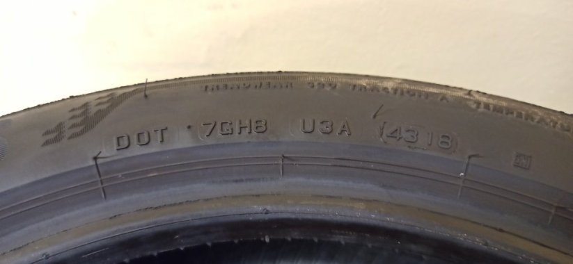 Bridgestone Turanza T005 225/45 R17 91Y 4,5 mm (Použité)