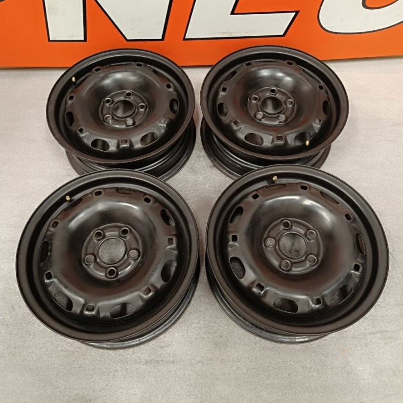 Ocelové disky Škoda, VW, Seat R14 , 5x100 , ET35