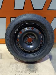 Pěkná sada na Citigo 4x100, zimní pneu 165/70 R14