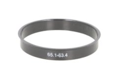 Vymezovací kroužky kol 65,1→ 63,4 mm (4 kusy)