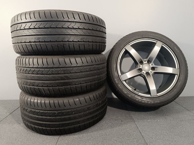 ALU kola Brock 5x112 + letní pneu 245/45 R18