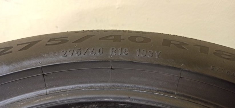 Pirelli P7 275/40 R18 103Y 4-5mm (Použité)