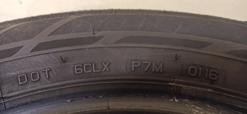 Bridgestone Ecopia EP25 185/65 R15 88T 5,5-6,5 mm (Použité)