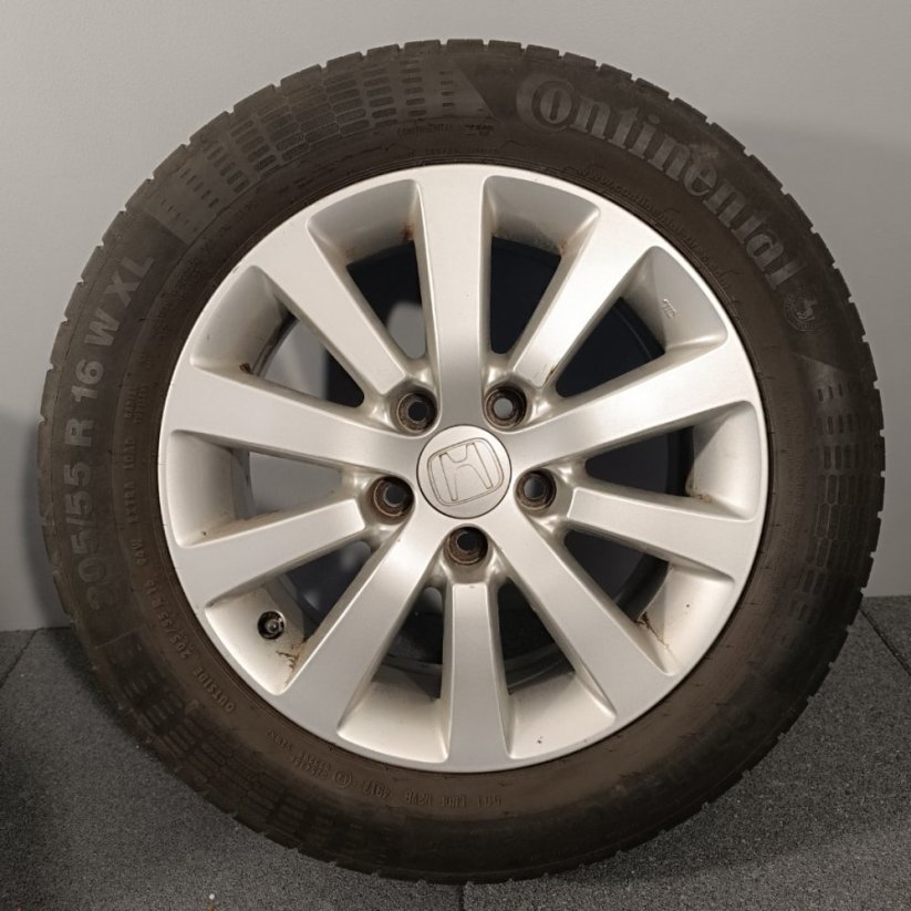 ALU kola Honda Civic, letní pneu 205/55 R16