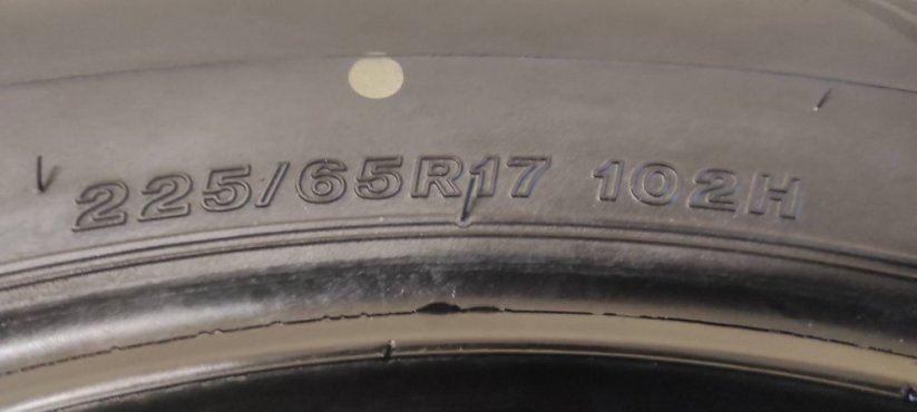 Bridgestone 225/65 R17 102H 7mm (Použité)