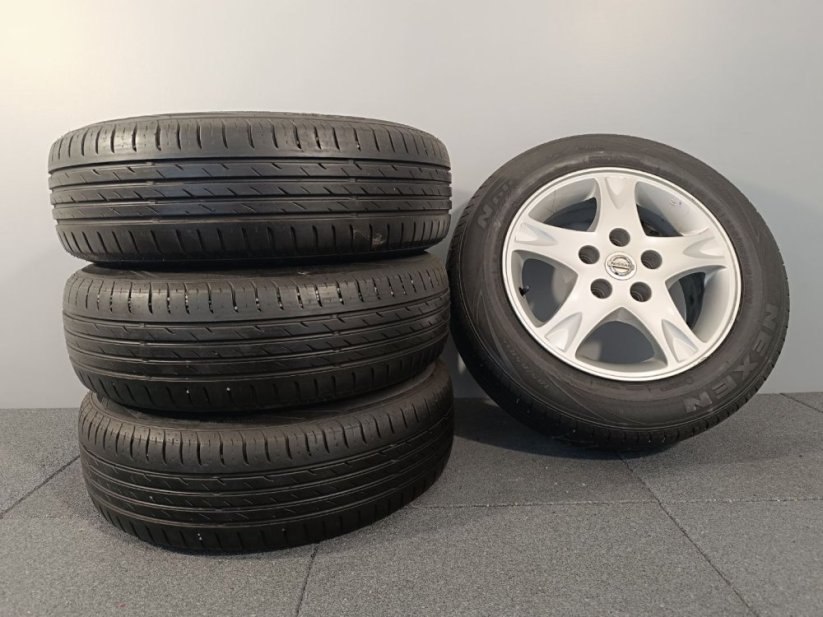ALU kola Nissan Almera, letní pneu 185/65 R15