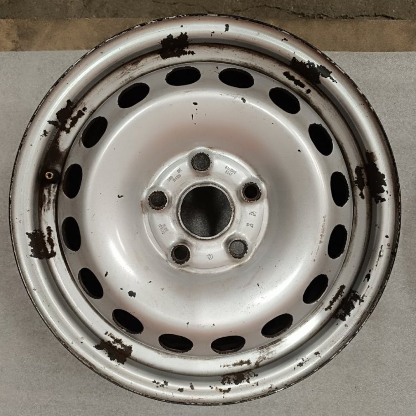 Ocelové disky Škoda Octavia R15 , 5x112 , ET47