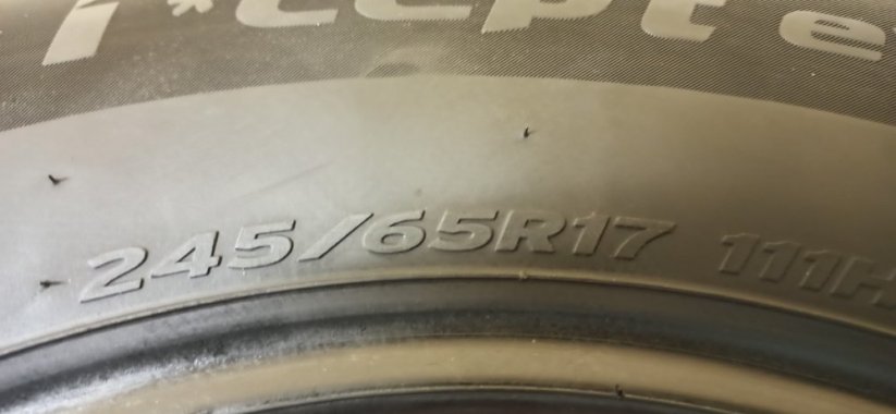 Hankook Winter icept SUV 245/65 R17 111H 5,5-6mm (Bazarové)