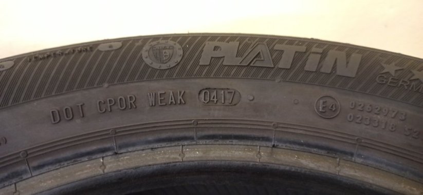 Platin RP410 Diamant 205/55 R16 91V 6,5 mm (Bazarové)
