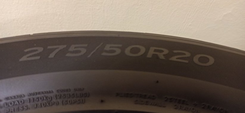 Hankook Ventus SUV 275/50 R20 113Y 3,5 - 4,5 mm (Použité)