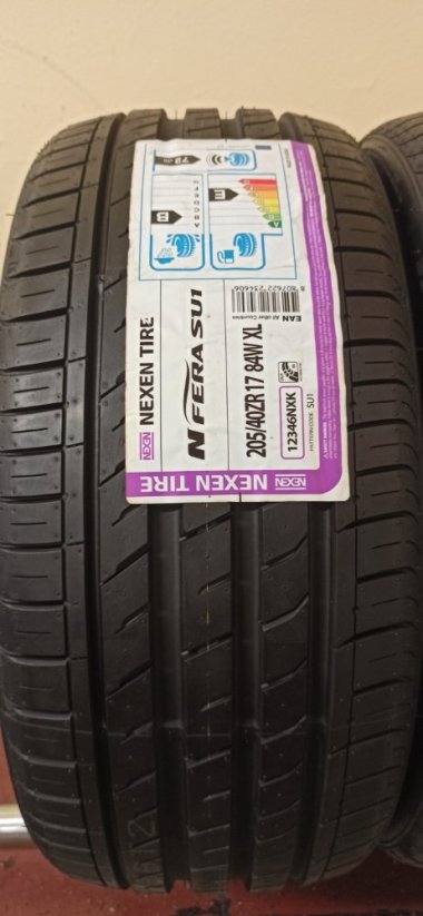 Nexen N Fera SU1 205/40 R17 84W 7 mm