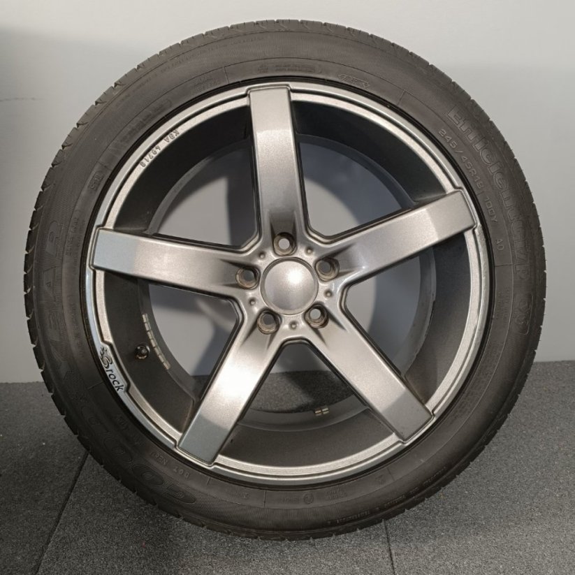 ALU kola Brock 5x112 + letní pneu 245/45 R18