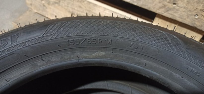 Kleber 155/65 R14 75T 6,5mm NOVÉ