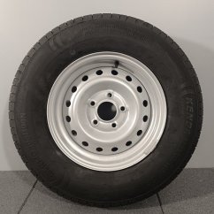 Kompletní kolo pro karavany a přívěsy - ocelový disk SRW 5,5Jx14" , 5x112 , ET30 + pneu KENDA KR101 195/80 R14C