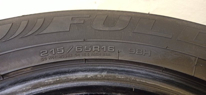 Fulda 215/65 R16 98H 6-6,5mm (Bazarové)