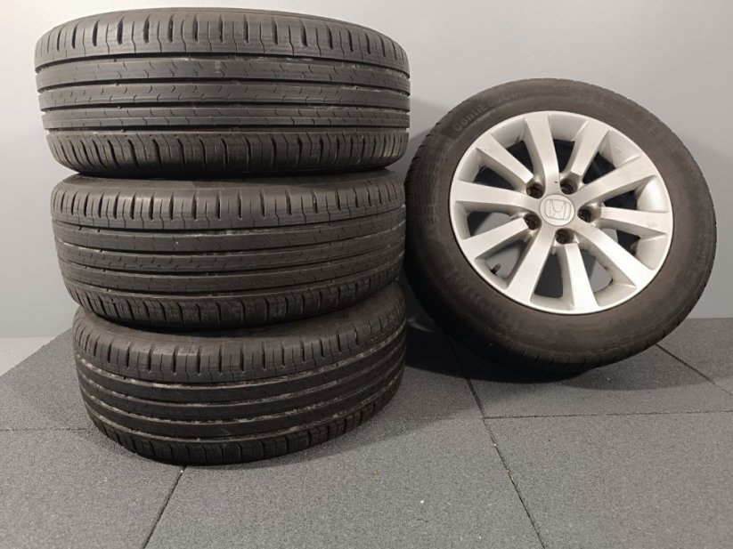 ALU kola Honda Civic, letní pneu 205/55 R16
