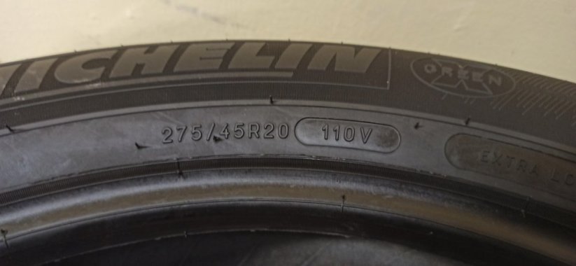Michelin Latitude Sport 275/45 R20 110V 6,5mm DEMO (Použité)
