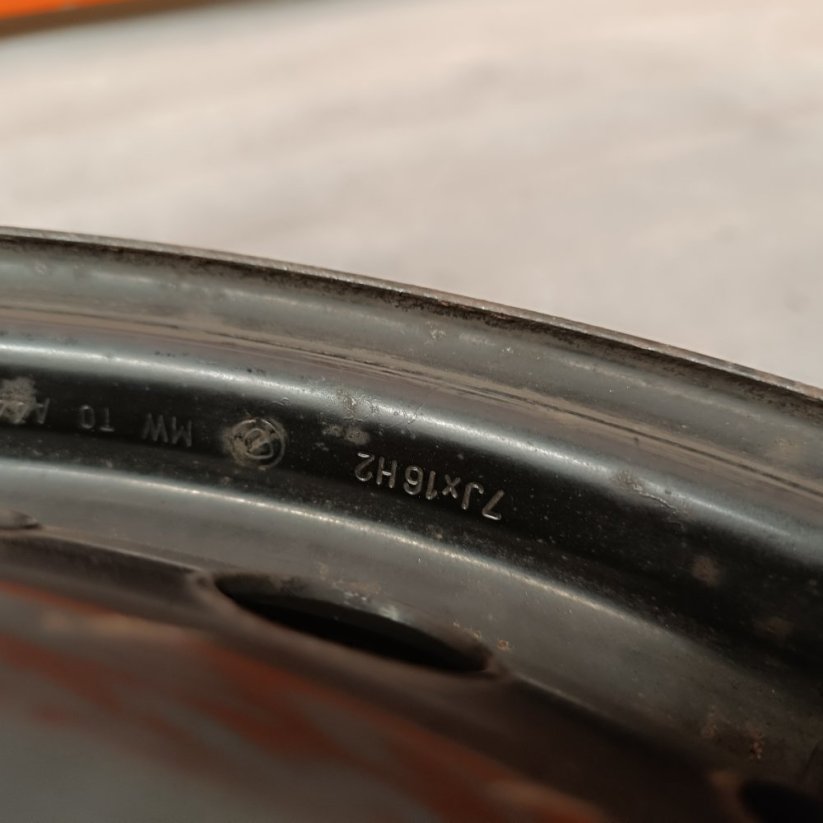 Ocelový disk Alfa Romeo MiTo,  7Jx16'', 4x98 , ET39 1kus (Použité)