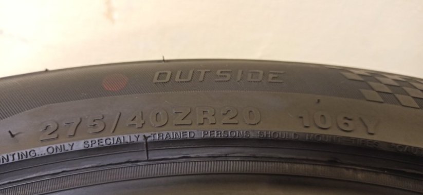 Letní sada Davanti 275/40 r20 + 315/35 r20 (Použité)