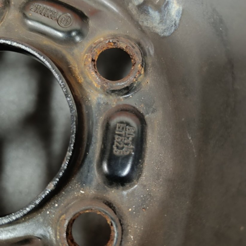 Ocelový disk Ford C-Max 6Jx15'' , 5x108 , ET52,5 1kus (Použité)