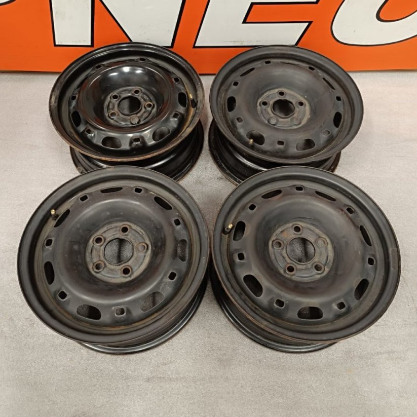 Ocelové disky VW, Škoda 6Jx14'', 5x100 , ET43