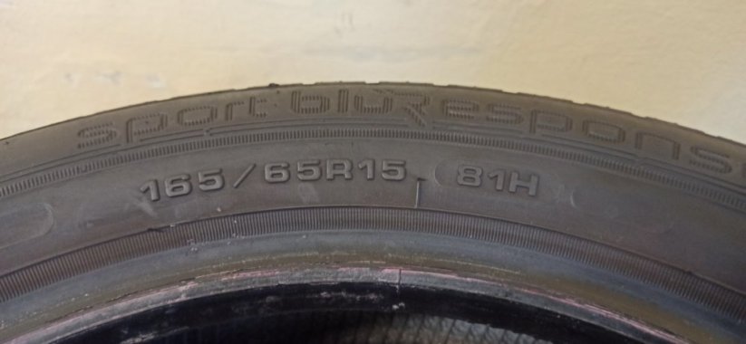 Dunlop Sport Bluresponse 165/65 R15 81H 5,5mm (Použité)