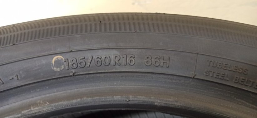 Toyo 185/60 R16 86H 6,5mm DEMO (Použité)
