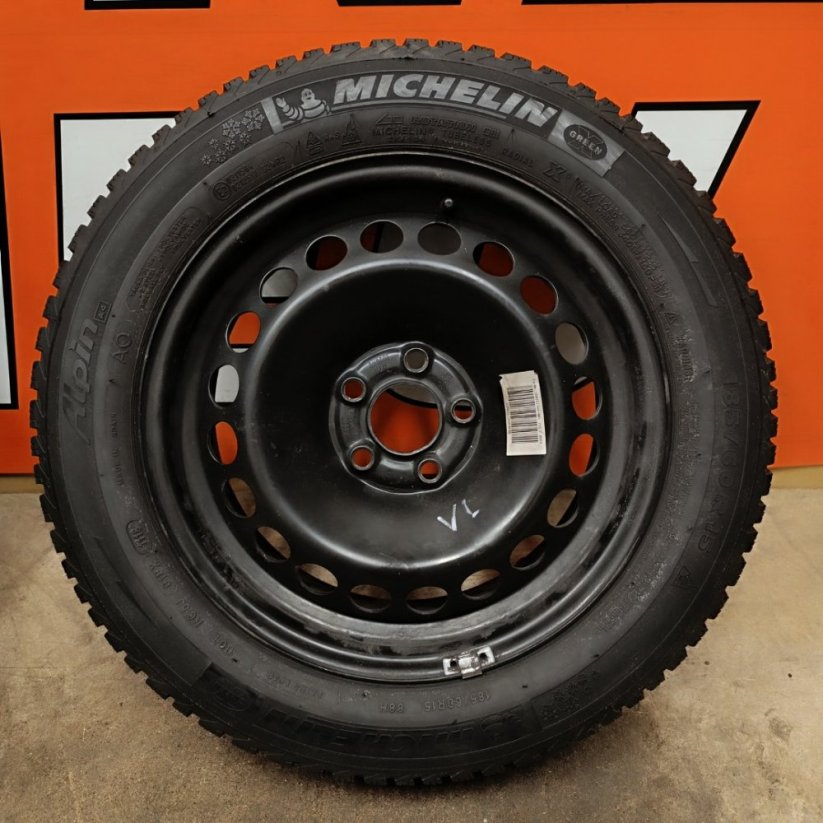 Kola na Audi A1, 5x100, zimní pneu 185/60 R15