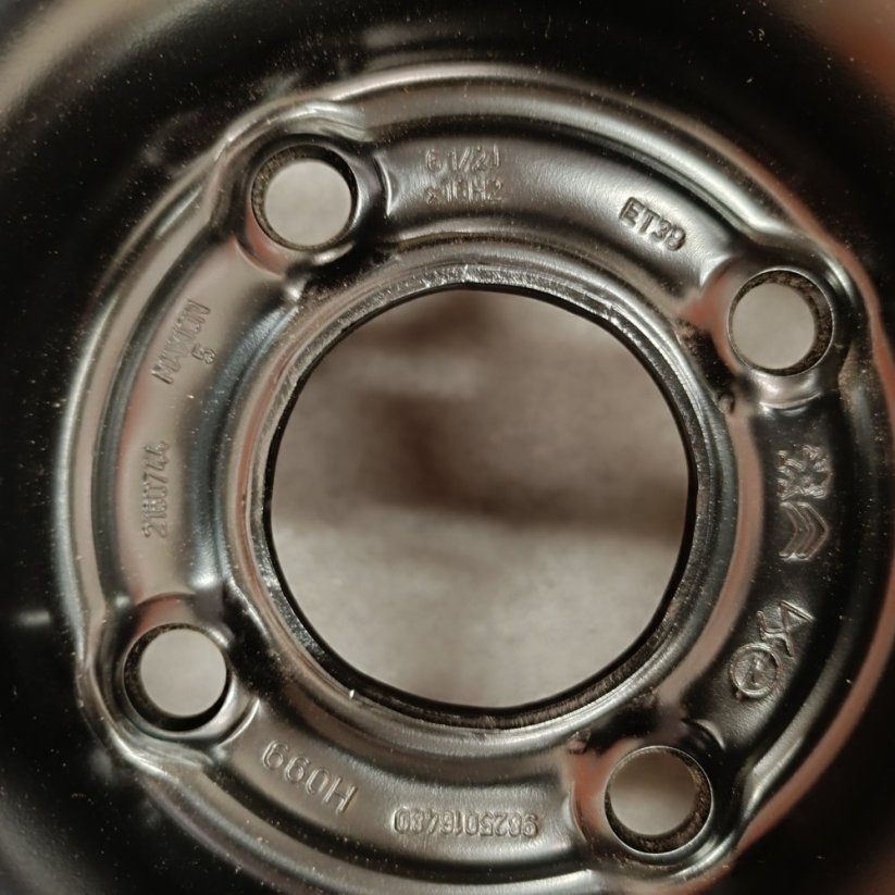 Ocelový disk Opel Corsa (2019-2024) 6,5Jx16'' , 4x108 , ET38 1kus (Použité)